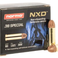Norma Ammunition 611240020 Self Defense NXD 38Special 38gr 20 Per Box/10 Case
