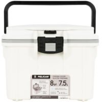 PELICAN 8Q-1-WHTGRY 8QT ELITE COOLER WHT/GRY