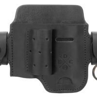 1791 Gunleather HDASLFBLKA EDC Heavy Duty Action Snap OWB Black Leather Belt Loop Ambidextrous