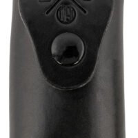 1791 Gunleather HDESSLSBLKA EDC Heavy Duty Easy Slide OWB Black Leather Belt Slide Ambidextrous