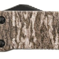 Templar Knife MAMOB121 Premium LW  Slim 3.16" OTF Dagger Plain Black Oxide Stonewashed Powder Coated D2 Steel Blade, 4.93" Mossy Oak Bottomland Aged Aluminum Handle