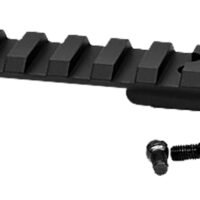 Warne V45020MOA Vapor Picatinny Rail Black Anodized Aluminum Howa 1500/Weatherby Vanguard Except Weatherby MK V Short Action, 20 MOA