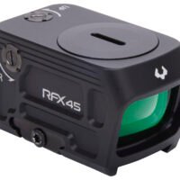 Viridian 9810053 RFX45  Black Anodized 1 x 24 mm x 15.5 mm 5 MOA Green Dot ACRO/RMR