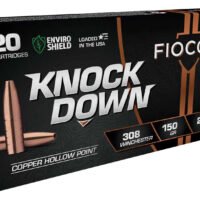 Fiocchi 308CHB Knock Down Enviro Shield 308Win 150gr Hollow Point 20 Per Box/10 Case