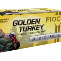 Fiocchi 123TRKC6 Golden Turkey  12Gauge 3" 1 3/4oz 6Shot 10 Per Box/10 Case