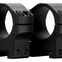 Mdt Sporting Goods Inc 103347BLK Premier Scope Ring Set Black Aluminum 30mm Tube Medium