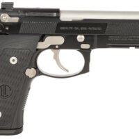 Langdon Tactical Tech LTT92ECB Beretta 92 Elite  9mm Luger 18+1 4.70" Target Crown Steel Barrel, Black Serrated Steel Slide, Black Frame w/Picatinny Rail, Black VZ G10 Grip