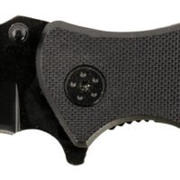 Uzi Accessories UZKFDR006 UZI Responder VI Black, Stainless-Steel Blade