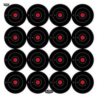 Birchwood Casey 35309 Dirty Bird  3" Bullseye Tagboard Hanging Black/White 12 PK
