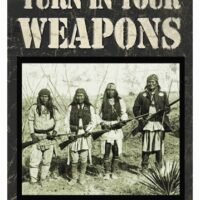 RIVERS EDGE TIN SIGN 12"X17" - "TURN IN YOUR WEAPONS"