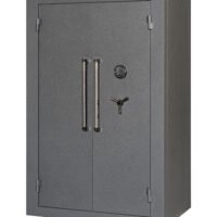 Hornady 95072 Mobilis  Double Door Max Matte Grey 9 Gauge Steel Safe