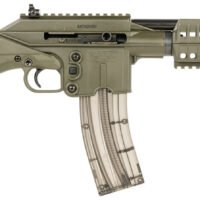 Kel-Tec SU22CAGRN SU22  Full Size 22 LR 26+1 16.10" Black Threaded Barrel, OD Green Picatinny Rail Polymer Receiver, OD Green Synthetic w/Storage Compartment Stock