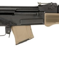 Arsenal SAM7R-62FDEM SAM7R  7.62x39mm 10+1 16.25" Black Chrome Lined Steel Barrel, Black Steel Receiver, Fixed Flat Dark Earth Synthetic Stock & Polymer Grip