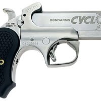 Bond Arms BACYP Cyclops Big Bore 45-70 Gov 1rd, 4.25" Stainless Steel w/Engraved Barrel, Matte Stainless Steel Frame, Black Extended B6 Resin Grip, Includes Holster