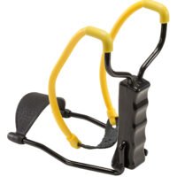 Umarex 2219000 NXG ST11 Compact Slingshot Yellow Rubber Powerband Black Molded Handle