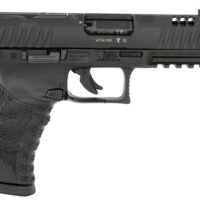 Walther Arms 5220303 WMP  22 Mag 10+1 4.90" Black Steel Threaded Barrel, Black Optic Ready/Serrated Slide, Black Polymer Frame w/Picatinny Rail, Textured Polymer Grip