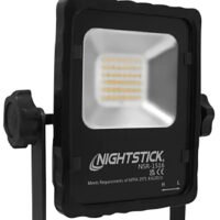 Nightstick NSR1516 Rechargeable LED Scene Light with Magnetic Base  Black