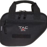 Tac Six 10940 Battalion Handgun Case 10" Long Black Neoprene Holds 1