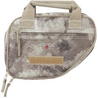 Tac Six 10941 Battalion Handgun Case 10" Long Tan/A-TACS AU Neoprene Holds 1