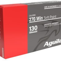 Aguila 8053AG   270Win 130gr InterLock Boat Tail Soft Point 20 Per Box/10 Case