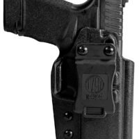 1791 Gunleather TACIWBHCPROBLKR Tactical  IWB Black Kydex Compatible w/ Springfield Hellcat Pro Belt Clip Right Hand