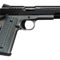 Savage Arms 67206 1911 Government 9mm Luger 10+1 5" Black Stainless Steel Barrel, Black Nitride Serrated Stainless Steel Slide, Stainless Steel Frame w/Beavertail, Black/Gray VZ Grip