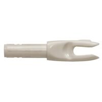 Easton 4mm G Nocks White Small Groove 12 pk.