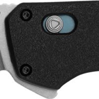 Kershaw 2047 Layup  3.40" Folding Drop Point Plain Stonewashed D2 Steel Blade, Black GFN Handle