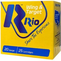 Rio Ammunition WT208 Wing & Target  20Gauge 2.75" 7/8oz 8Shot 25 Per Box/10 Case