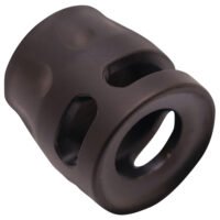 True Precision Inc TPSMICROBC Micro Compensator S-Type Black DLC 416R Stainless Steel 1/2"x28 Threads 9mm/380 ACP