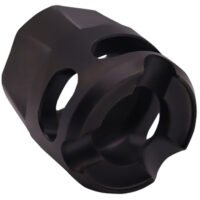 True Precision Inc TPYMICROBC Micro Compensator Y-Type Black DLC 416R Stainless Steel 1/2"x28 Threads 9mm/380 ACP