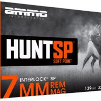 Ammo Inc 7MM139SPA20 Hunt 7mm 139gr Soft Point 20 Per Box/10 Case