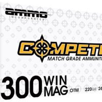 Ammo Inc 300WM190BTHPA20 Compete  300WinMag 220gr Open Tip Match 20 Per Box/10 Case
