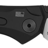 Kershaw 7650 Launch 13 Automatic 3.50" Folding Wharncliffe Plain Black Cerakote w/Satin Grind CPM 154 SS Blade, Black Anodized Aluminum Handle