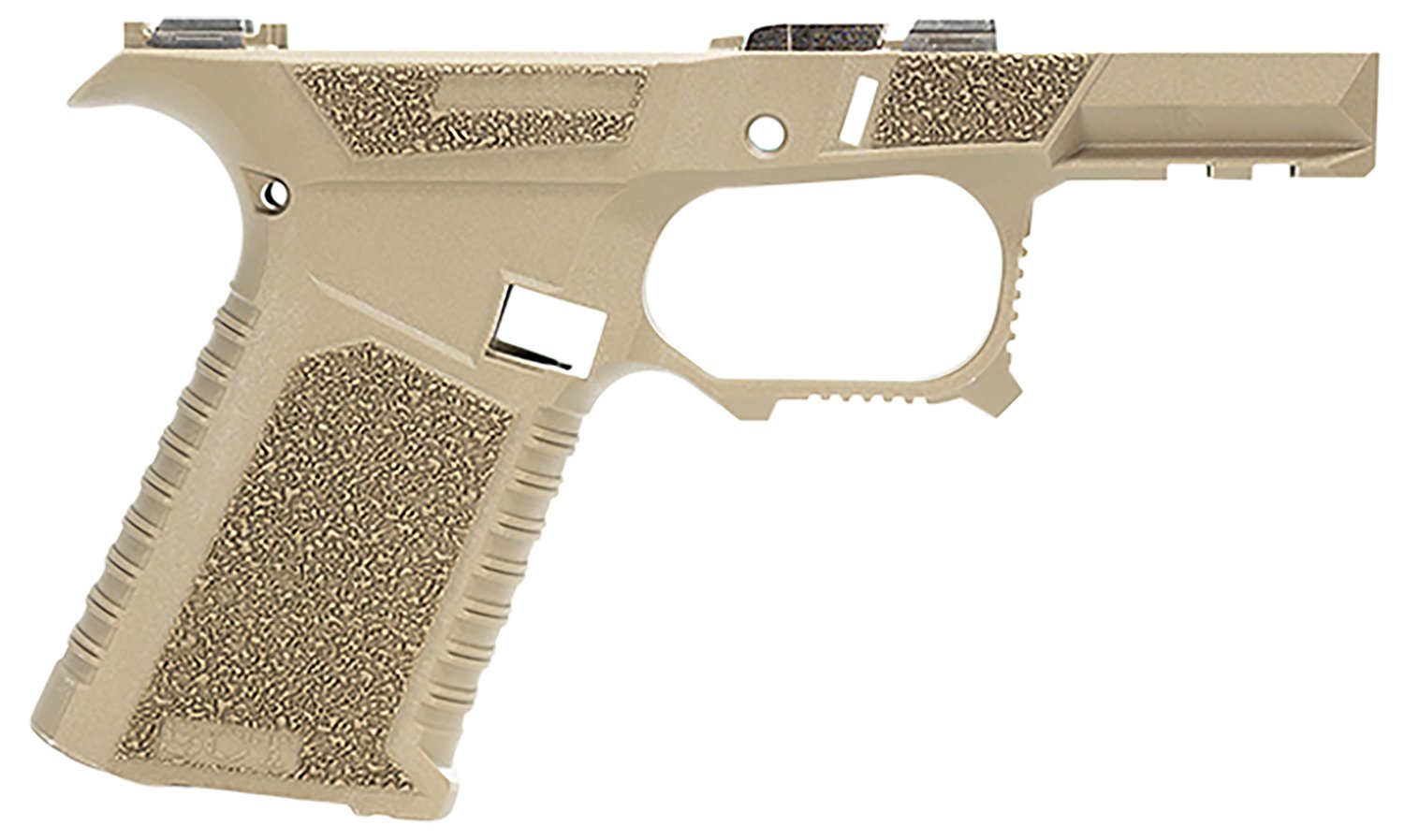 Sct Manufacturing 0225020100IA Sub Compact Compatible w/ Glock 43X/48 Flat Dark Earth Polymer Frame Aggressive Texture Grip Includes Locking Block