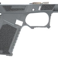 Sct Manufacturing 0225020100IC Sub Compact  Compatible w/ Glock 43X/48 Gray Polymer Frame Aggressive Texture Grip Includes Locking Block