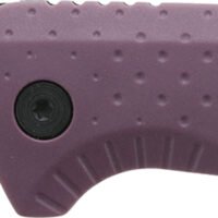 S.O.G SOG13110443 Adventure LB 3.50" Folding Drop Point Plain Black TiNi 5Cr15MoV Blade, Dark Purple Textured GRN Handle