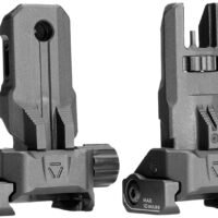 Strike Industries SPBUS Strike Polymer Backup Sights Black Folding for AR-15