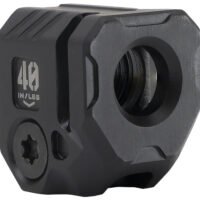 Strike Industries MCQUAD Micro Threaded Compensator Black Steel 0.89" OAL Compatible w/ 9mm/357 SIG