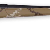 Weatherby VHH300NR6B Vanguard Outfitter Full Size 300 Win Mag 3+1 26" Black Cerakote #2 Fluted/Threaded Barrel & Drilled & Tapped Steel Receiver. Tan w/Brown & White Sponge Monte Carlo Synthetic Stock