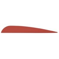 AAE Elite Plastifletch Vanes Red 3.875 in. 100 pk.