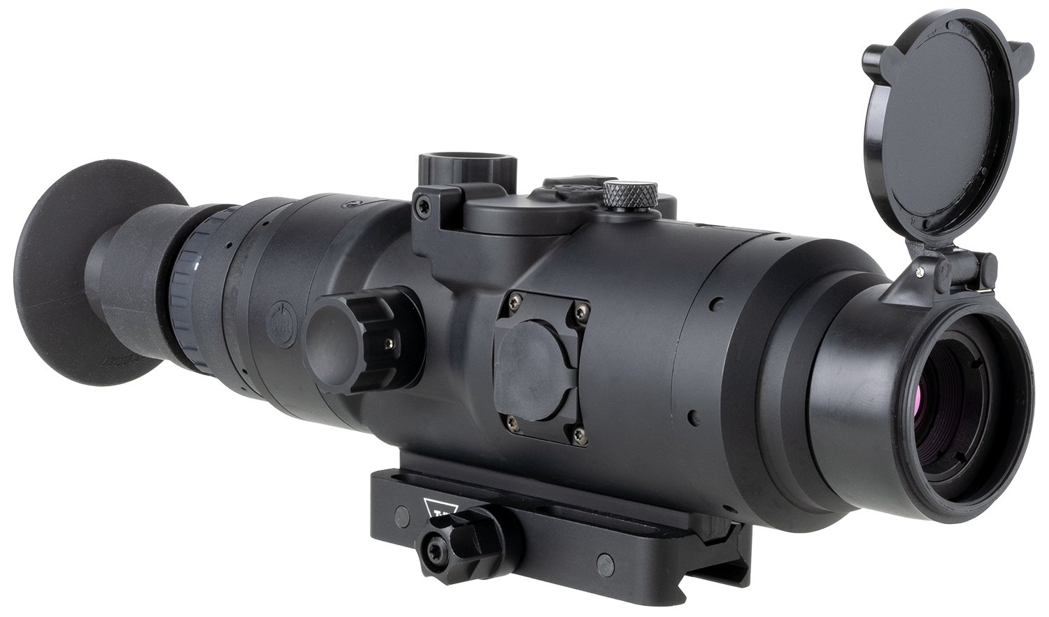 Trijicon EO HUNTER243 IR-Hunter 24-3 Thermal Matte Black 1.2-9.6x 24mm Multi Reticle 1x-8x Zoom, 640x480, 12 Microns, 60Hz Resolution