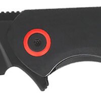 CobraTec Knives CTRATHBLK Rath  EDC 3.50" Folding Plain Black D2 Steel Blade, 4.50" Black G10 Handle