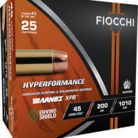 Fiocchi 45LCBA Hyperformance 45Colt 200gr XPB 25 Per Box/8 Case