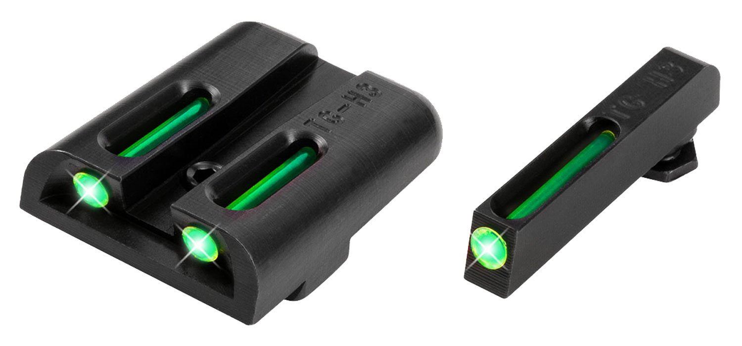 TruGlo TG131XT TFO Green/Tritium/Fiber Optic Front Sight-Green/Tritium/Fiber Optic Rear Sight Springfield Armory XD