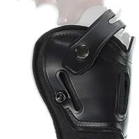 Galco SA845RB Switchback Strongside Crossdraw Belt Black Hybrid Leather-Synthetic Fits Arex Delta L Ambidextrous