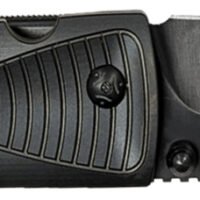 Cold Steel CSFL42CLD Caledonian 60 4.25" Folding Spear Point Plain Black Matte PVD CPM 20V SS Blade, Forged Carbon Fiber Handle