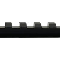 Weatherby J010006 Picatinny Rail  Matte Black Aluminum Weatherby Vanguard Weaver Mount Short Action 20 MOA