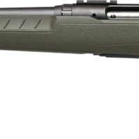 Savage Arms 32128 Axis 2 Compact 223 Rem 4+1 20" Matte Black Heavy Sporter Barrel, Matte Black Drilled & Tapped Carbon Steel Receiver, Fixed OD Green Synthetic Stock, Left Hand