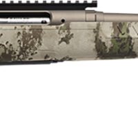 Savage Arms 32304 Axis 2 Pro Compact 7mm-08 Rem 4+1 20" Gun Metal Bronze Cerakote Heavy Threaded Barrel & Picatinny Rail Carbon Steel Receiver, Fixed Woodland Camo Synthetic Stock, Right Hand